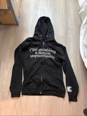 Independent Trading Company Black Pullover Hoodie - Medium